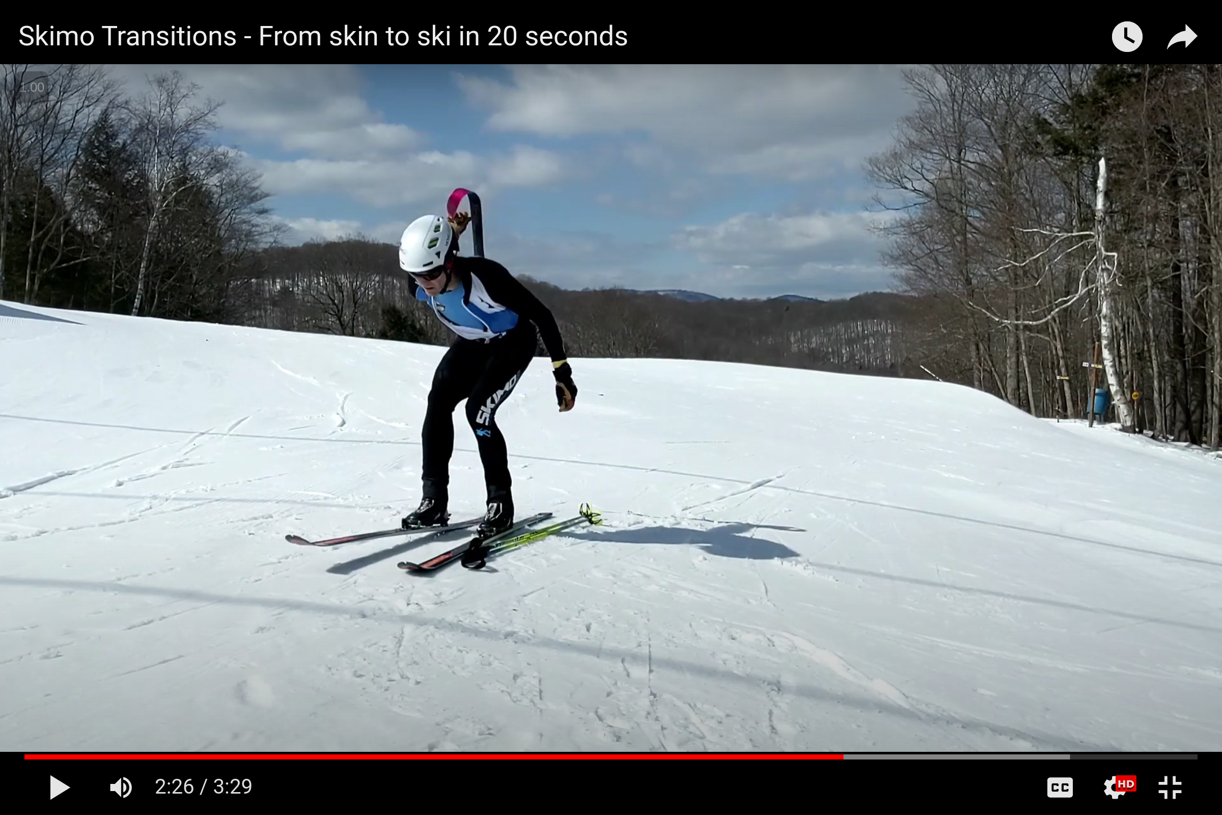 Skimo Transitions: From SKIN TO SKI in 20 seconds