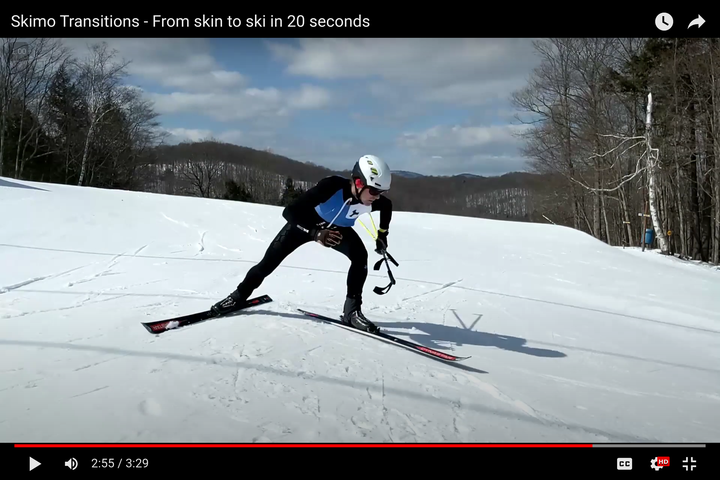 Skimo Transitions: From SKIN TO SKI in 20 seconds